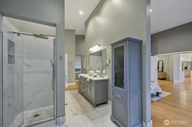 Two basin sink system.