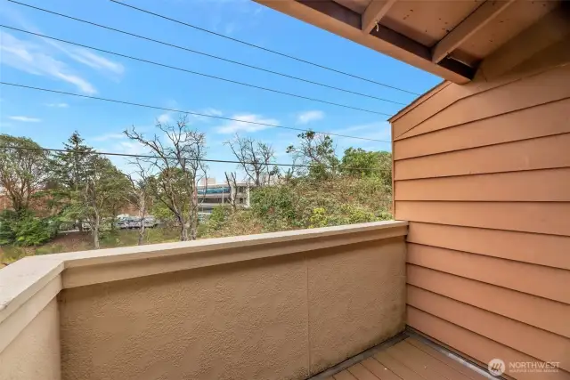 Private balcony