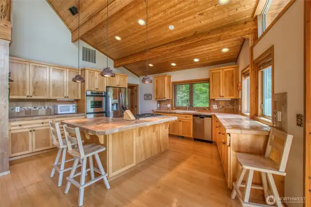 Open space kitchen