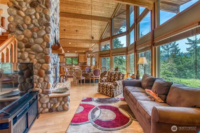 Open room concept.