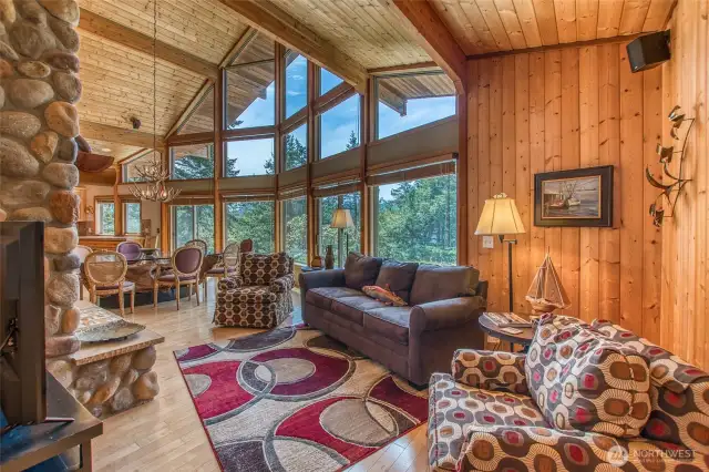Artful northwest touches throughout the home.