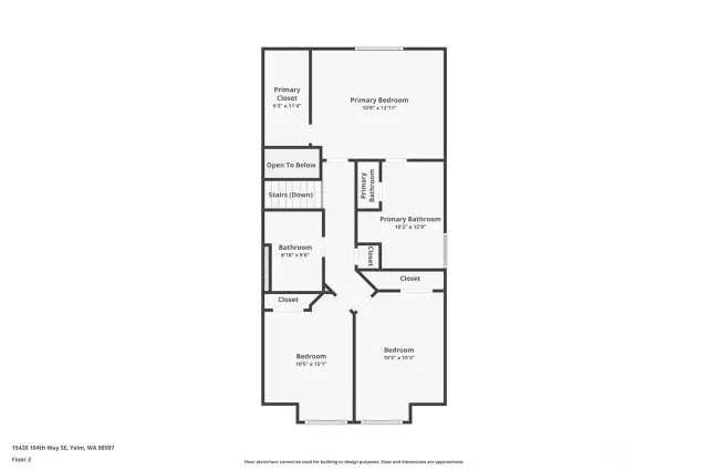 Upstairs Floor Plan