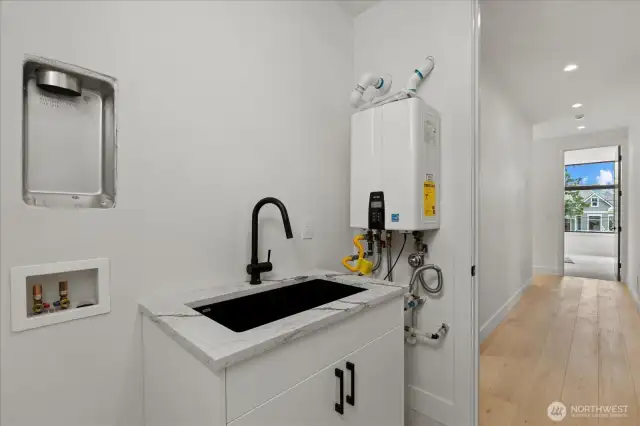Utility room with W/D hookups