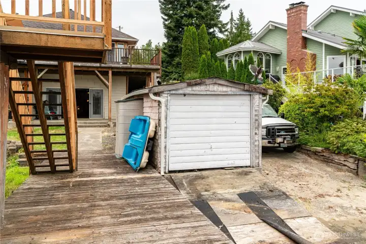 Boat house for all your lake toys!