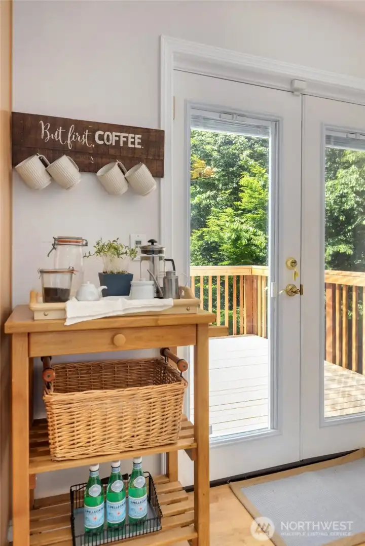 Kitchen - view 4 - The French Doors with glass beautifully draw in the natural light