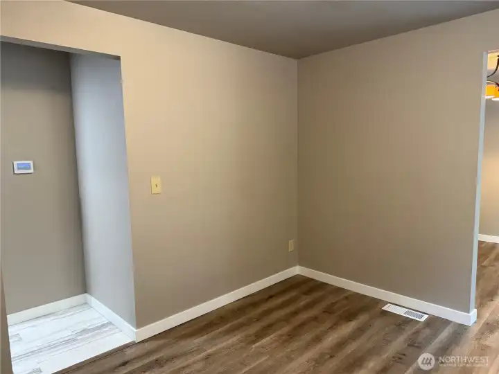 Eating area in kitchen.