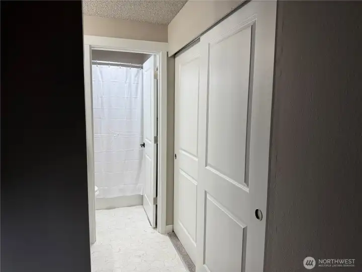 Master closet and bath.