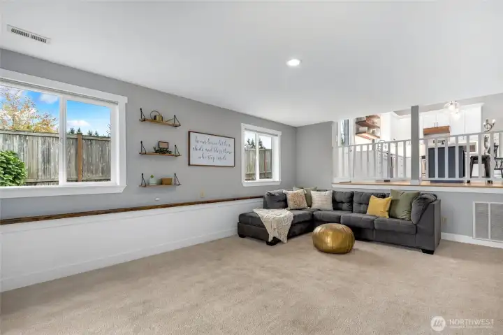 Lower Level Family Room - View 3