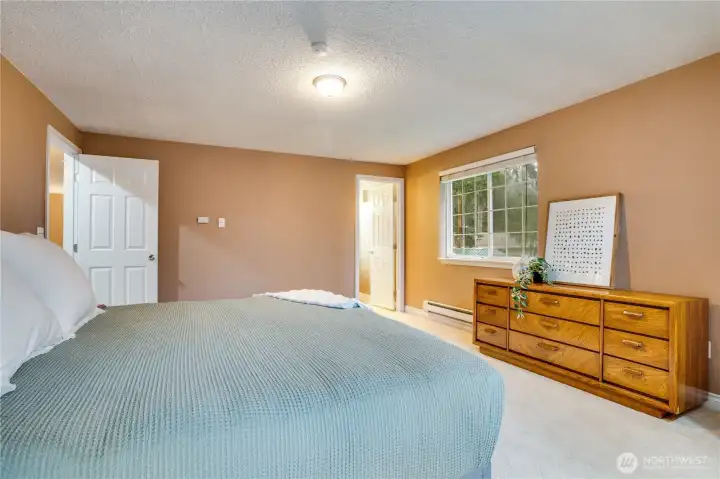 Generous proportions make it easy to accommodate any bedroom set or layout.