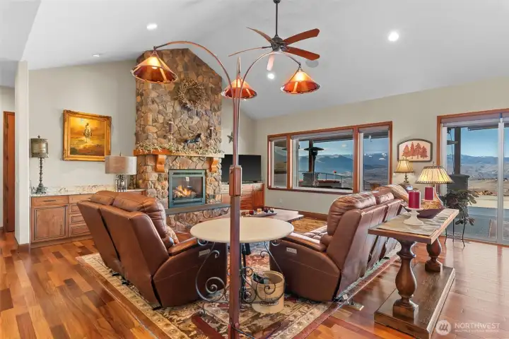 Living Room, Custom Features Throughout