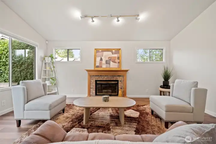 Second Wood Burning Fireplace