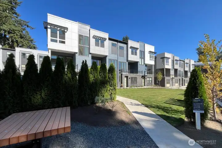 View of Building from the park (Facade, Ext Colors, Interior Photos & Floor Plans for illustrative purposes only. Actual Facade, Ext Colors, Interiors & Floor Plans may differ.)