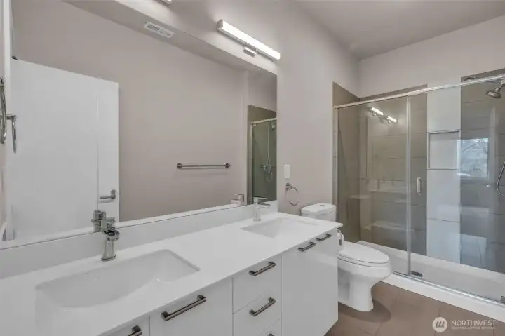 Main floor primary bathroom