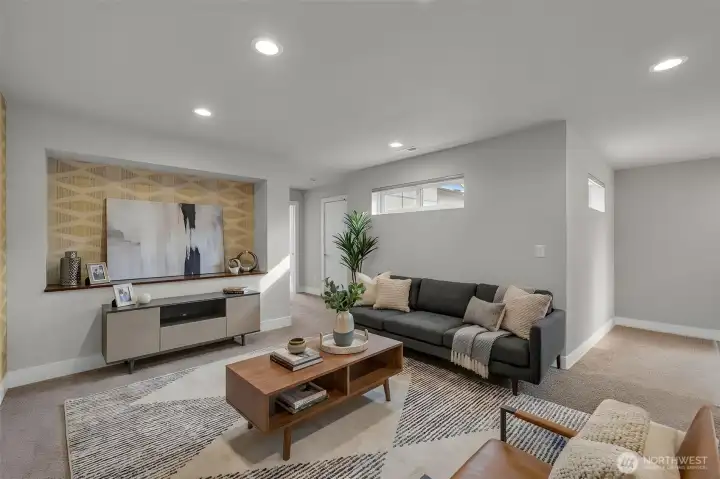 (Virtually Staged) Upstairs bonus space offers a versatile flex area.