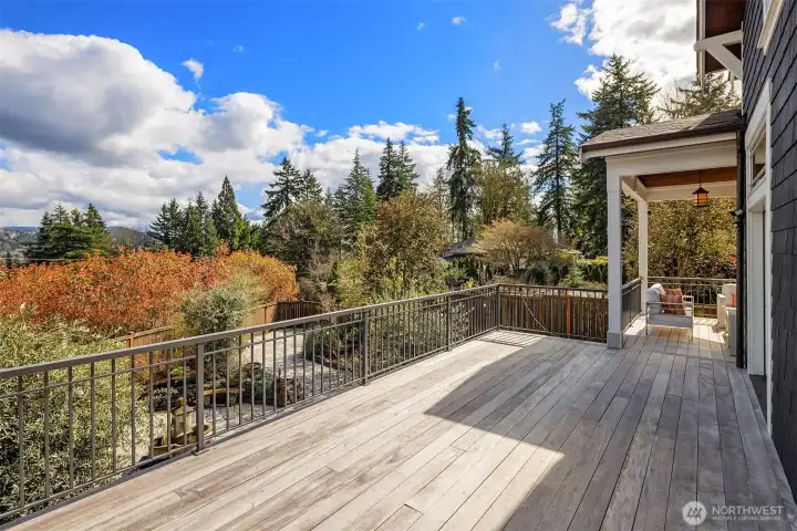 Private and peaceful views.