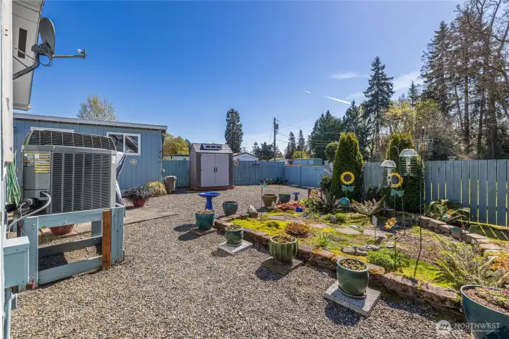 Looking for a spot to have raised garden beds?  Peace and Quiet behind you as well!