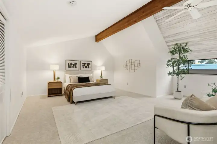 The top floor reveals a spacious bonus room (staged as non-conforming bedroom) , perfect as a guest suite, home theater, or game room.