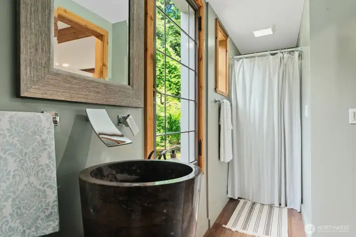 3/4 bath on main floor