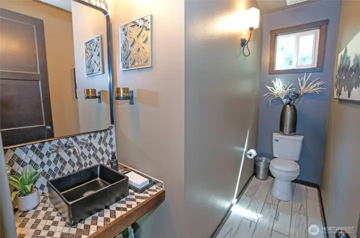 Powder room on main
