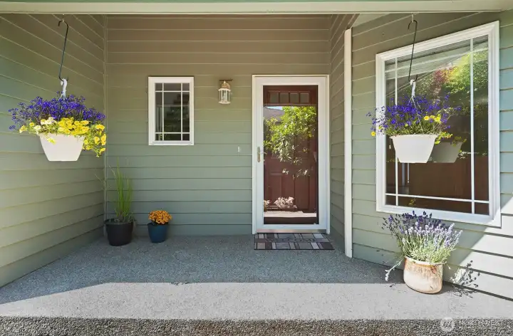 Lovely front entry!
