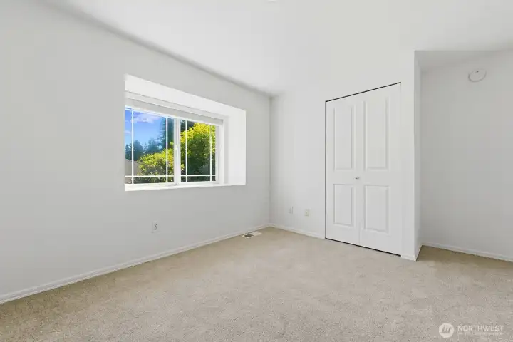 1 of 3 large upper bedrooms.