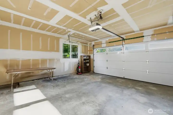 Spacious 2 car garage!