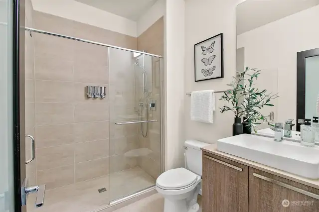 3/4 bath on main level