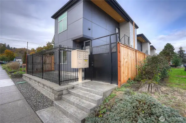 This is an identical finished building on another site for illustration purposes. The following pictures are from a completed building.