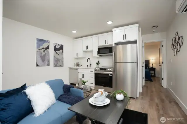 Downstairs unit kitchen