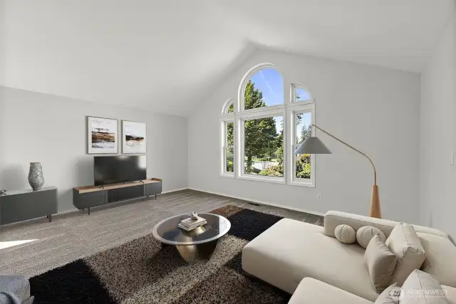 Here is the Living Room Virtually Staged.