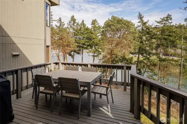 Deck off kitchen/living room