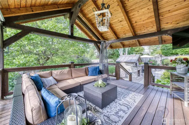 This is the good life...grab your favorite beverage and a friend and relax.