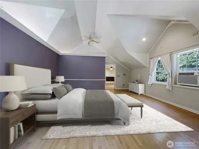 Virtually Staged Primary Bedroom