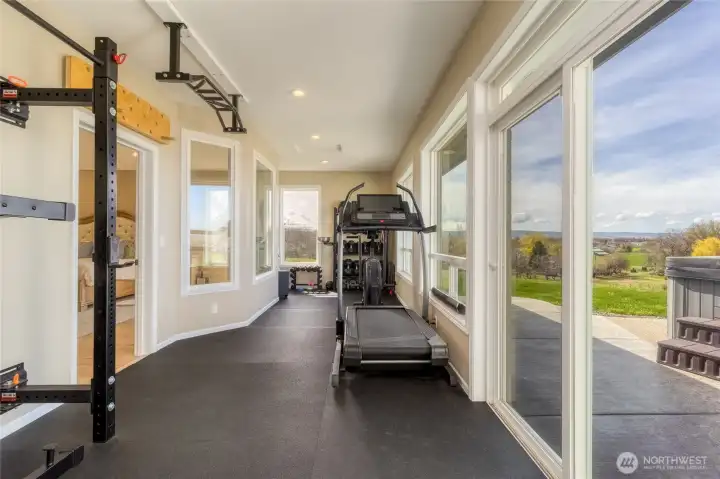 Workout room adjacent Primary Bedroom