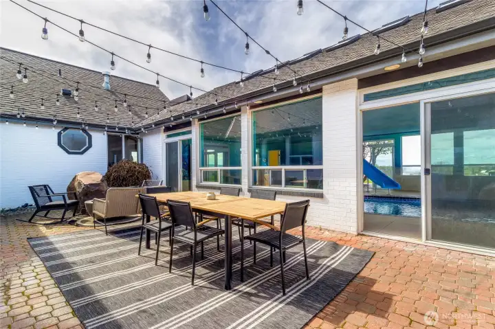 Courtyard in the center of the home