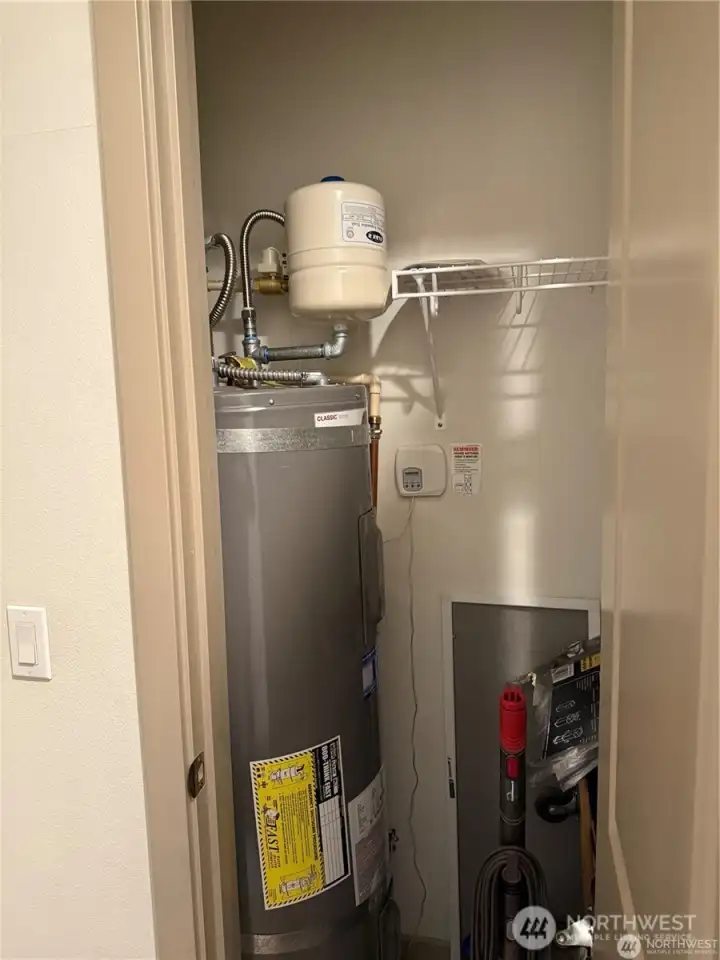 water heater in unit