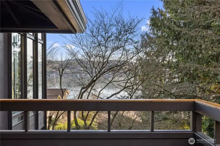 Deck off primary bedroom