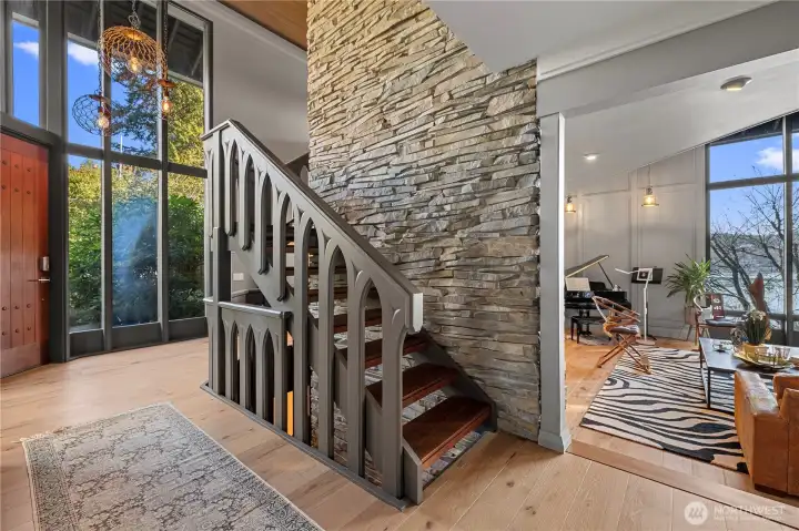 Stairs to loft