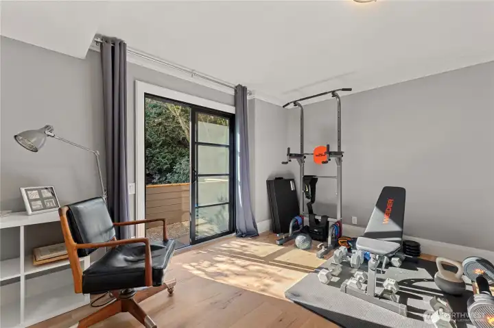 lower lever bedroom with Jack & Jill bath