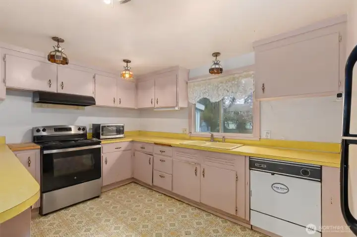 Quaint Vintage kitchen.