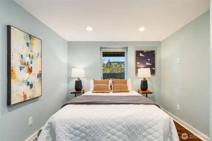 Lower level bedroom