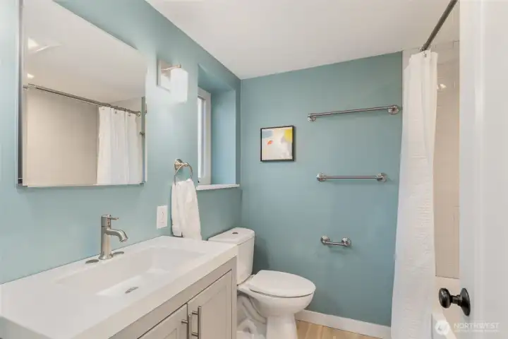 Lower level full bath