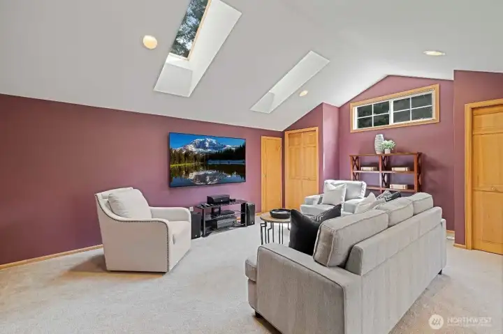 Upper level bonus room.