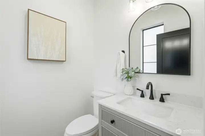 Powder Room off main living area