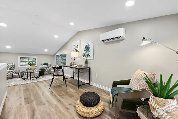 Upstairs flex space with room for office, games and so much more.