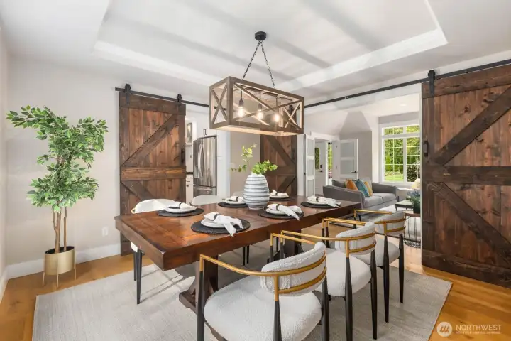 Dedicated formal dining area.