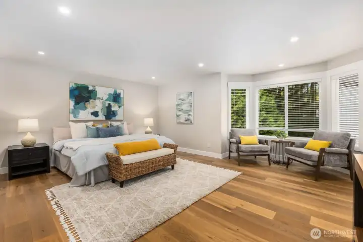 Generously sized primary suite with elevated ambiance.