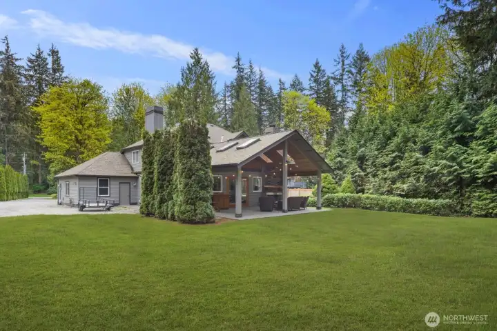 Generous backyard with endless outdoor potential.