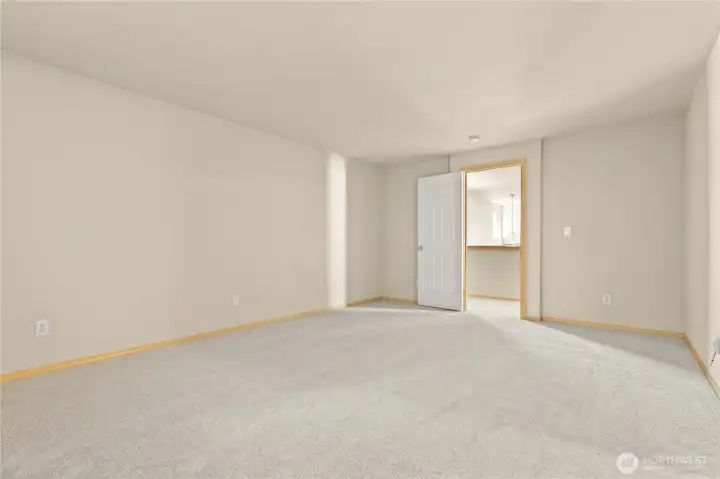 PRIMARY Bedroom w/New Carpet & Paint