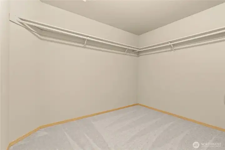 PRIMARY Walk-In Closet - seriously, this is the size of a bedroom!